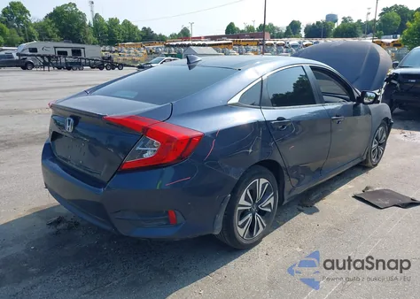 2017 Honda Civic Ex-L from USA, damaged, VIN 19XFC1F77HE008417